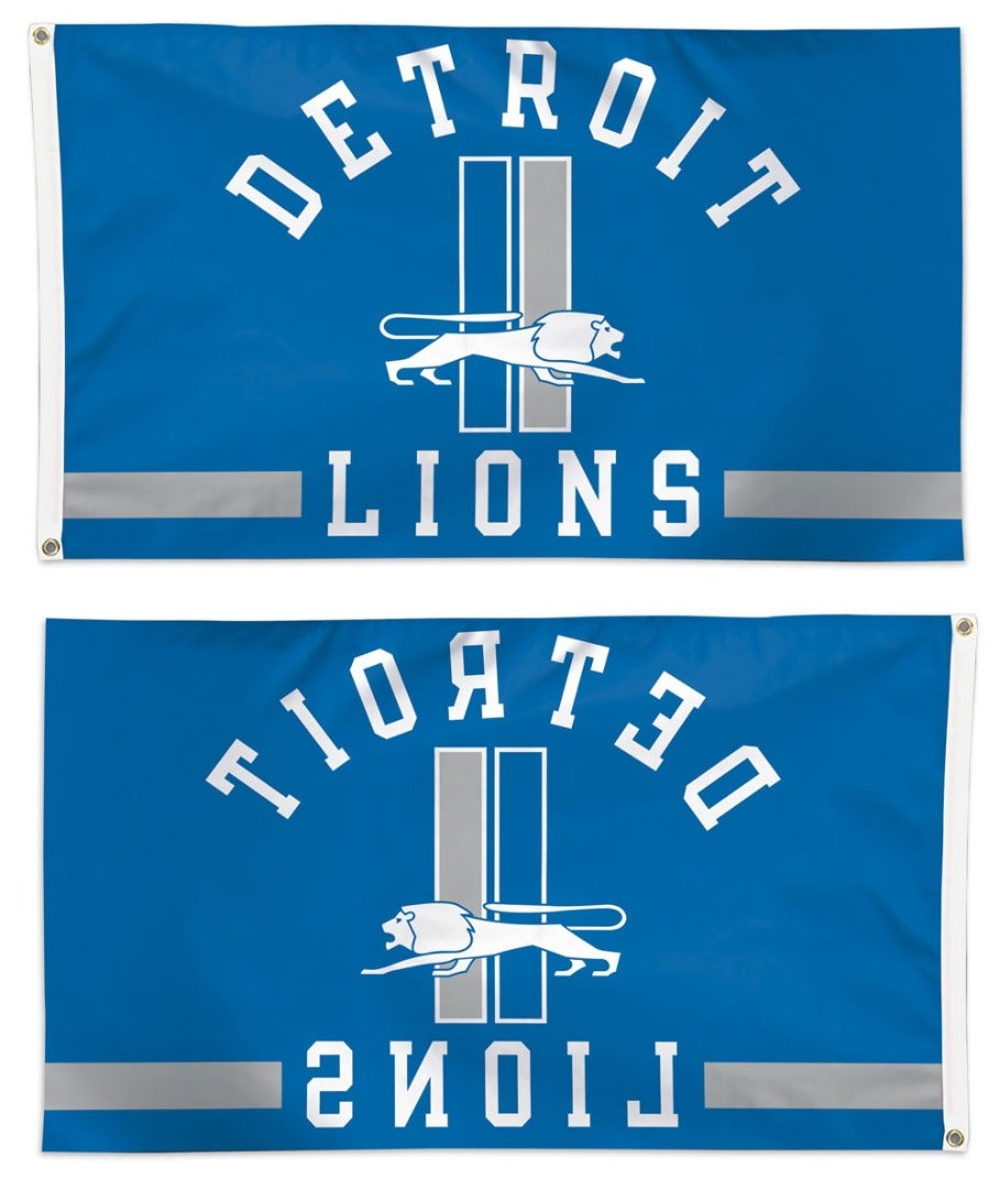 Detroit Lions Flag 3x5 Classic Logo