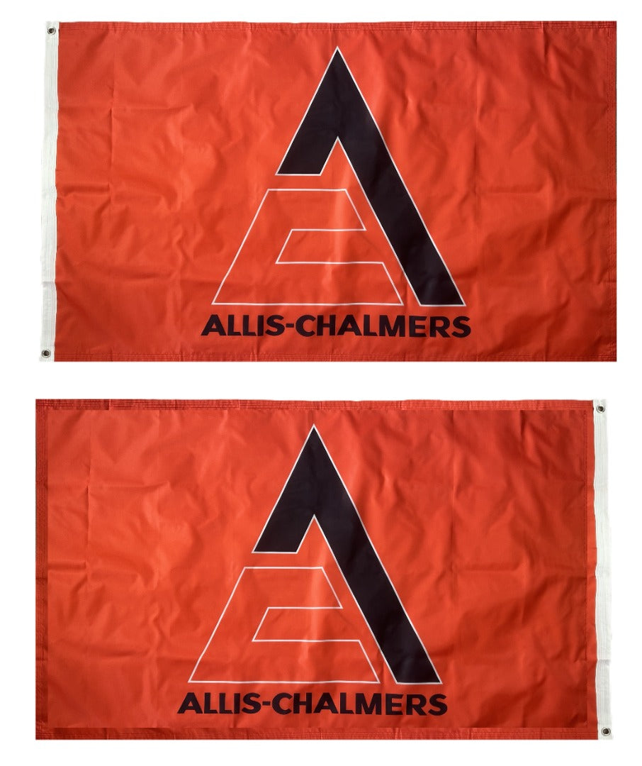 Allis Chalmers 2 Sided Orange Flag