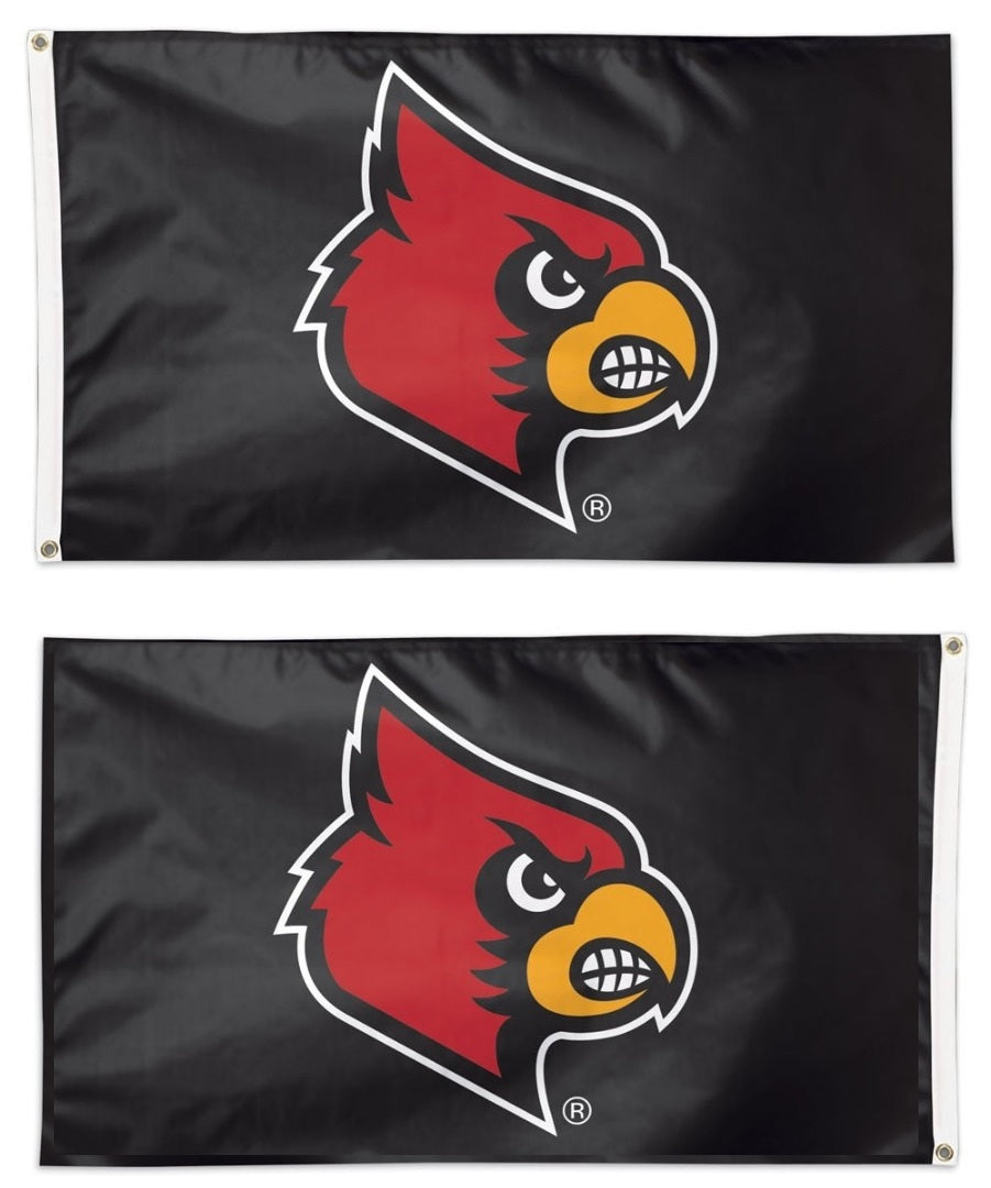 Louisville Cardinals 2 Sided Flag