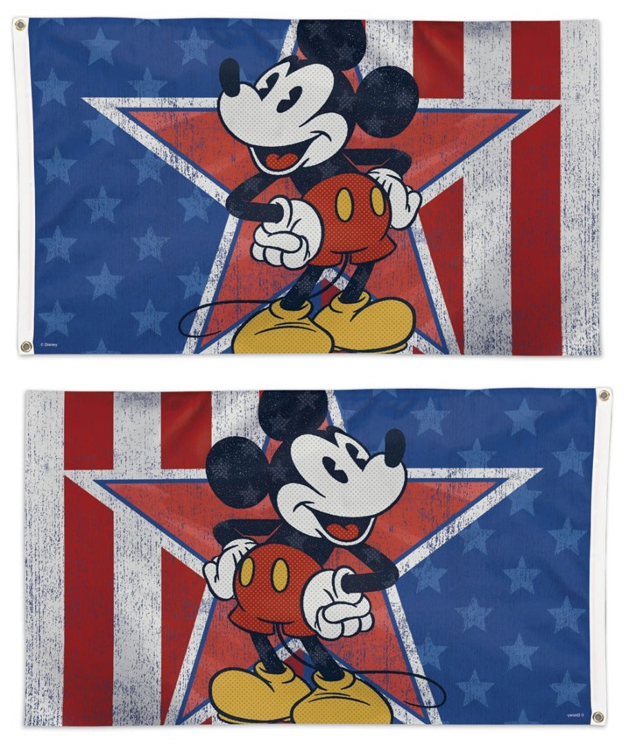 Disney Mickey Mouse Americana 3x5 Flag Patriotic