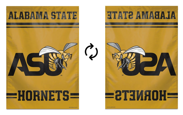 Alabama State Hornets Flag Vertical ASU Logo Banner heartlandflags