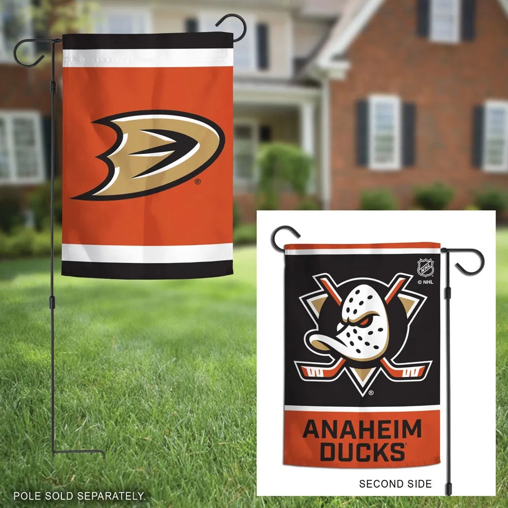 Anaheim Ducks 2 Sided Garden Flag heartlandflags