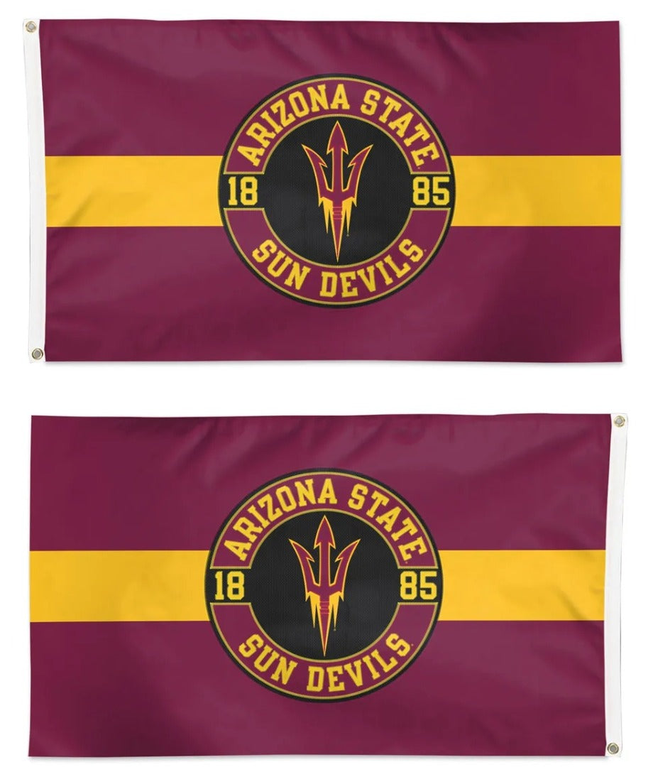 Arizona State Sun Devils 2 Sided Embroidered 3x5 Flag heartlandflags