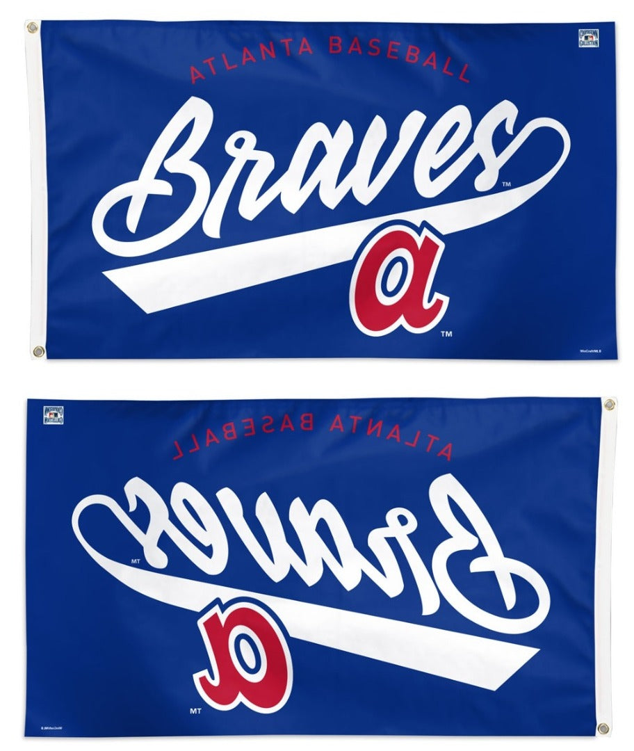 Atlanta Braves Flag 3x5 Cooperstown Collection heartlandflags