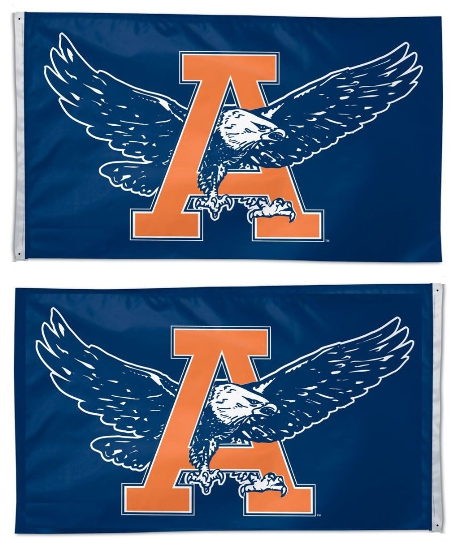 Auburn Tigers Flag 3x5 Retro 2 Sided War Eagle Logo heartlandflags