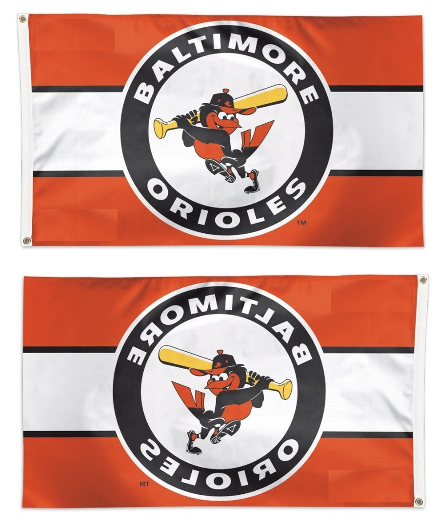 Baltimore Orioles Flag 3x5 Retro Throwback Cooperstown heartlandflags