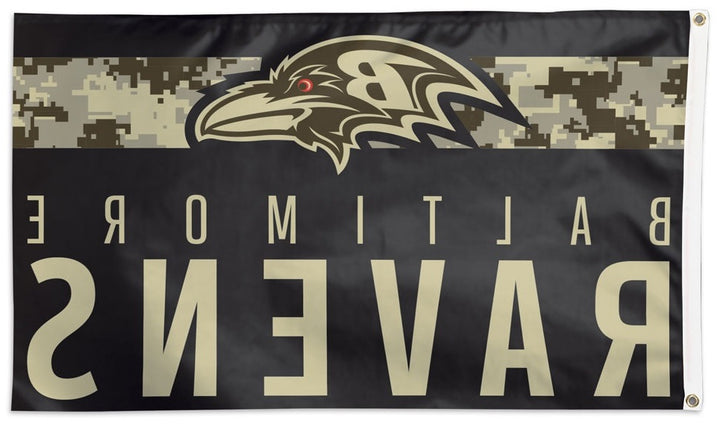 Baltimore Ravens Flag 3x5 Digi Camo heartlandflags