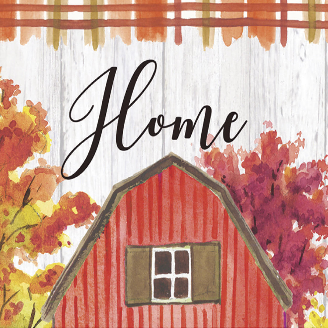 Barn Home Sweet Home 2 Sided Garden Flag heartlandflags