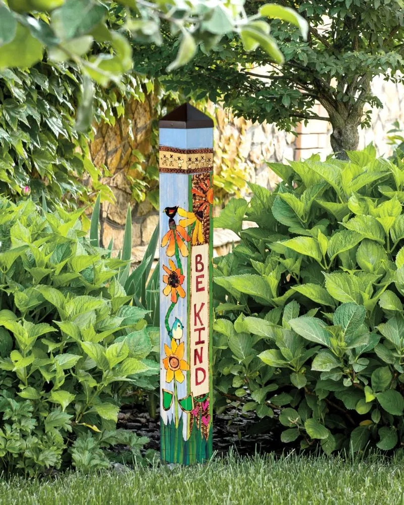 Be Kind 40 Inches Tall Art Pole heartlandflags