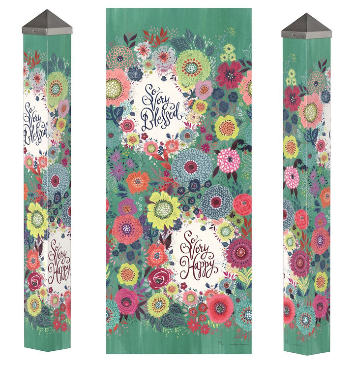 Beyond Blessed 40 Inch Art Pole heartlandflags