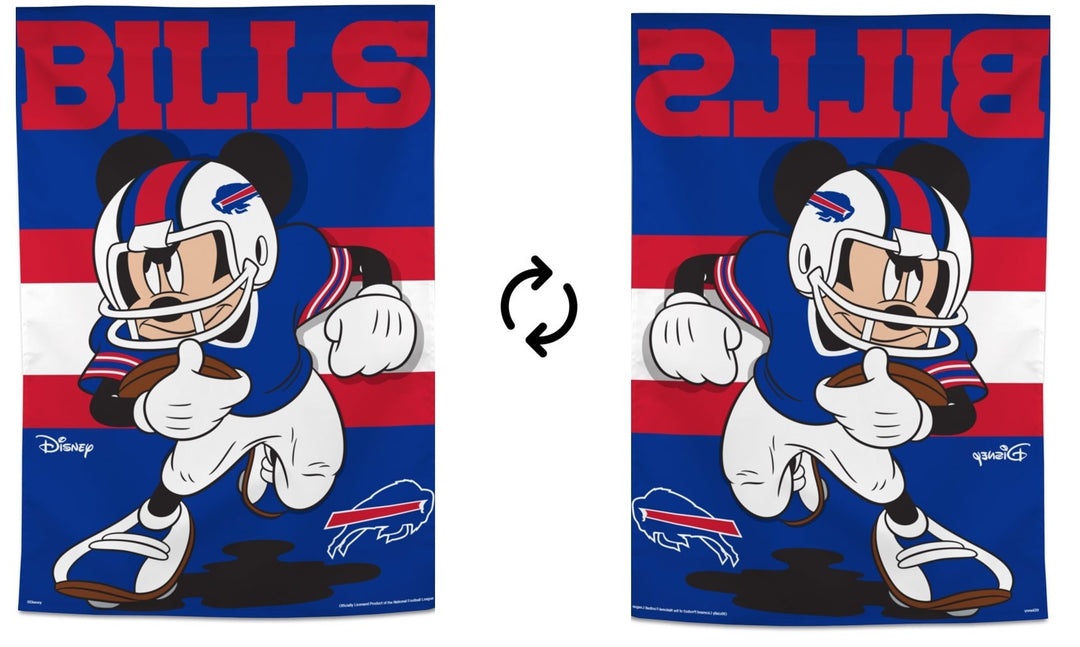 Buffalo Bills Banner Mickey Mouse Football Flag heartlandflags