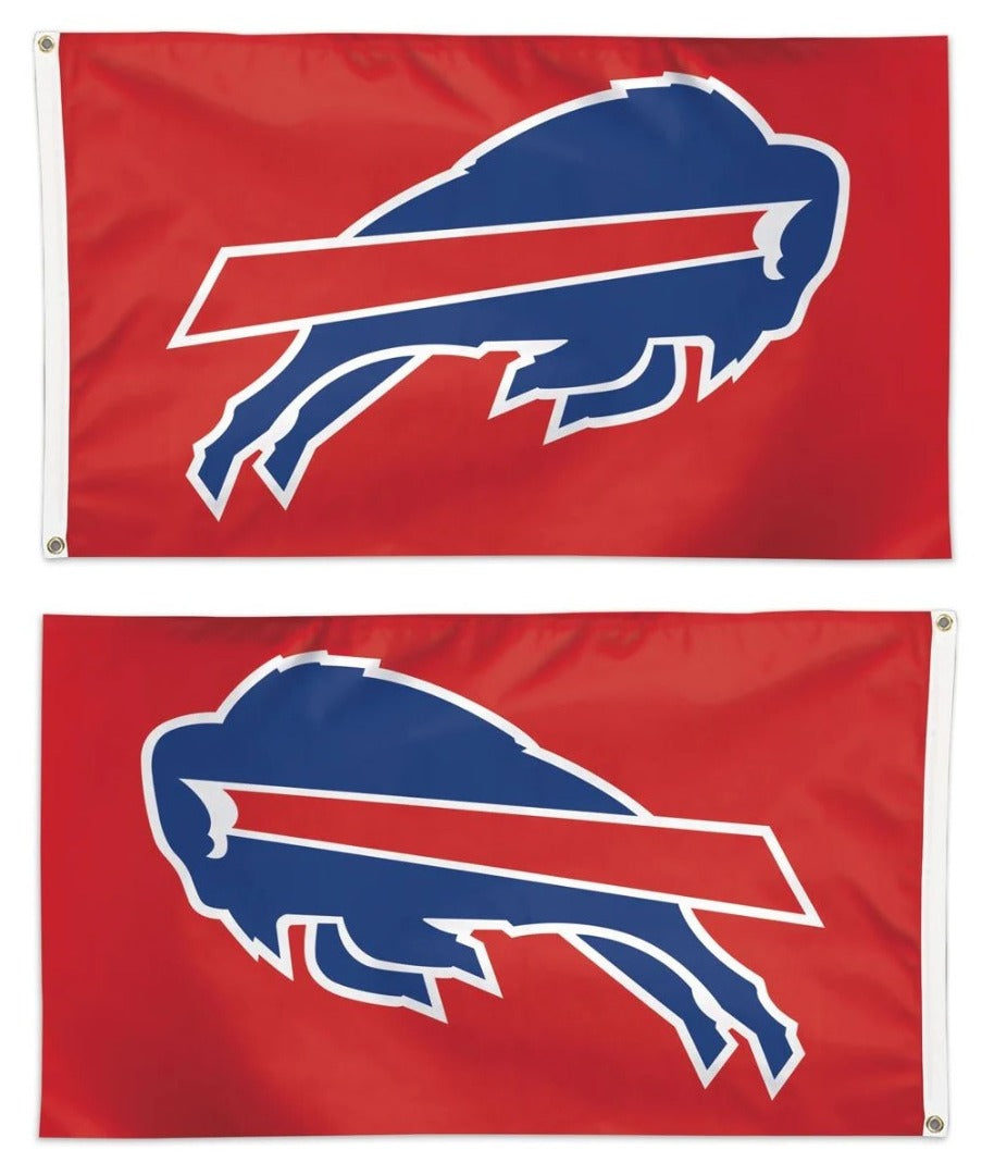 Buffalo Bills Flag 3x5 Red Logo heartlandflags