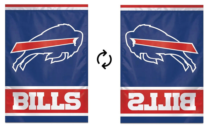 Buffalo Bills Vertical Logo Banner heartlandflags