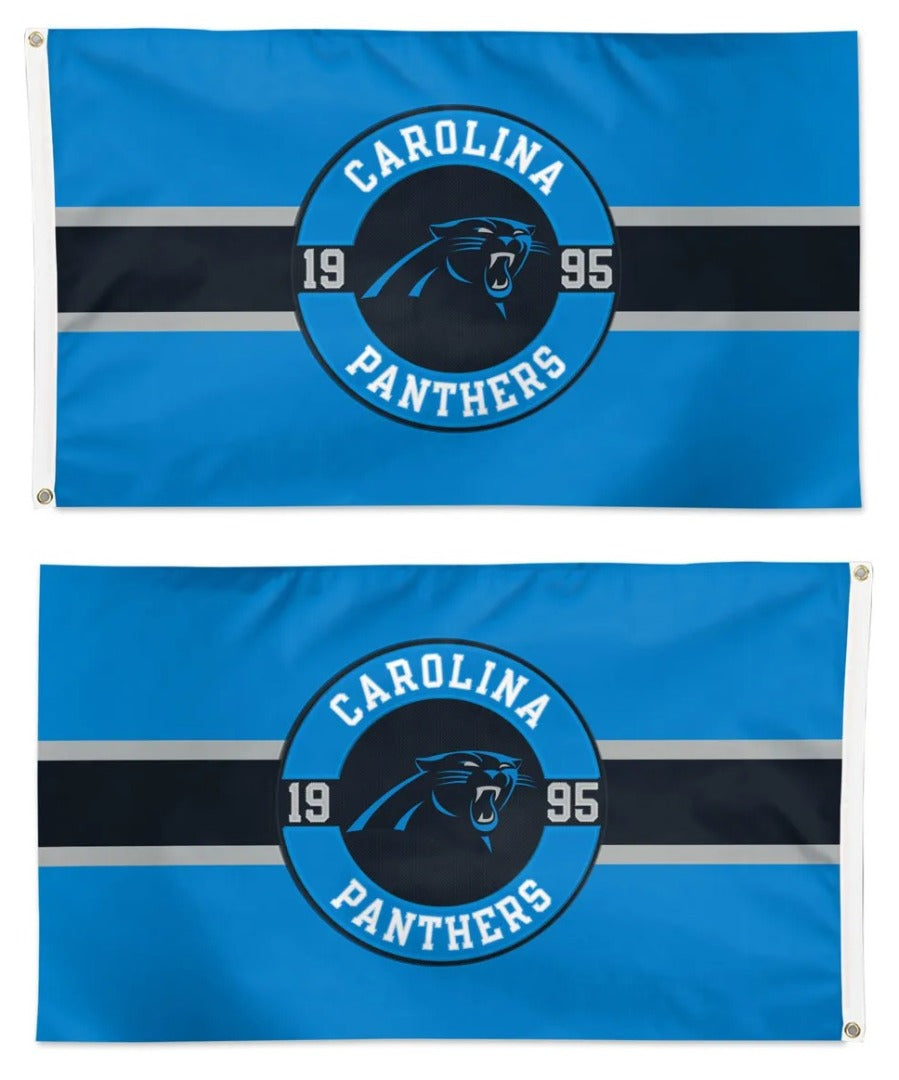 Carolina Panthers Applique Flag 2 Sided heartlandflags