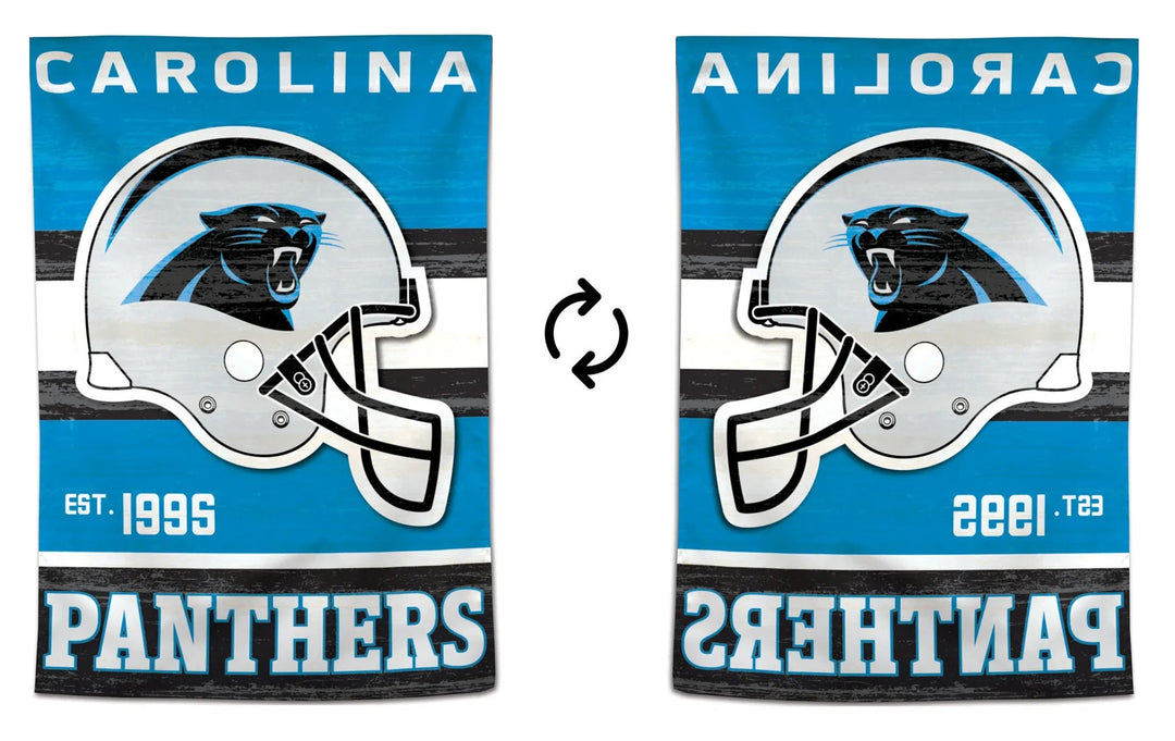 Carolina Panthers Classic Logo Banner heartlandflags