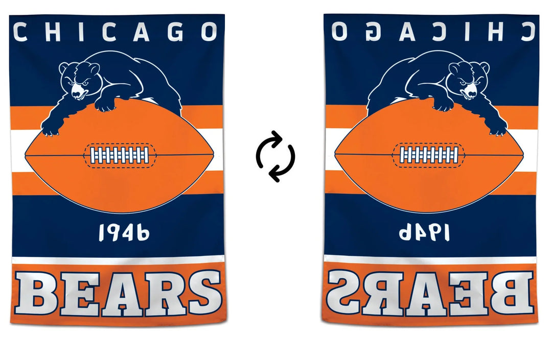 Chicago Bears Banner Vintage 1946 Logo House Flag heartlandflags