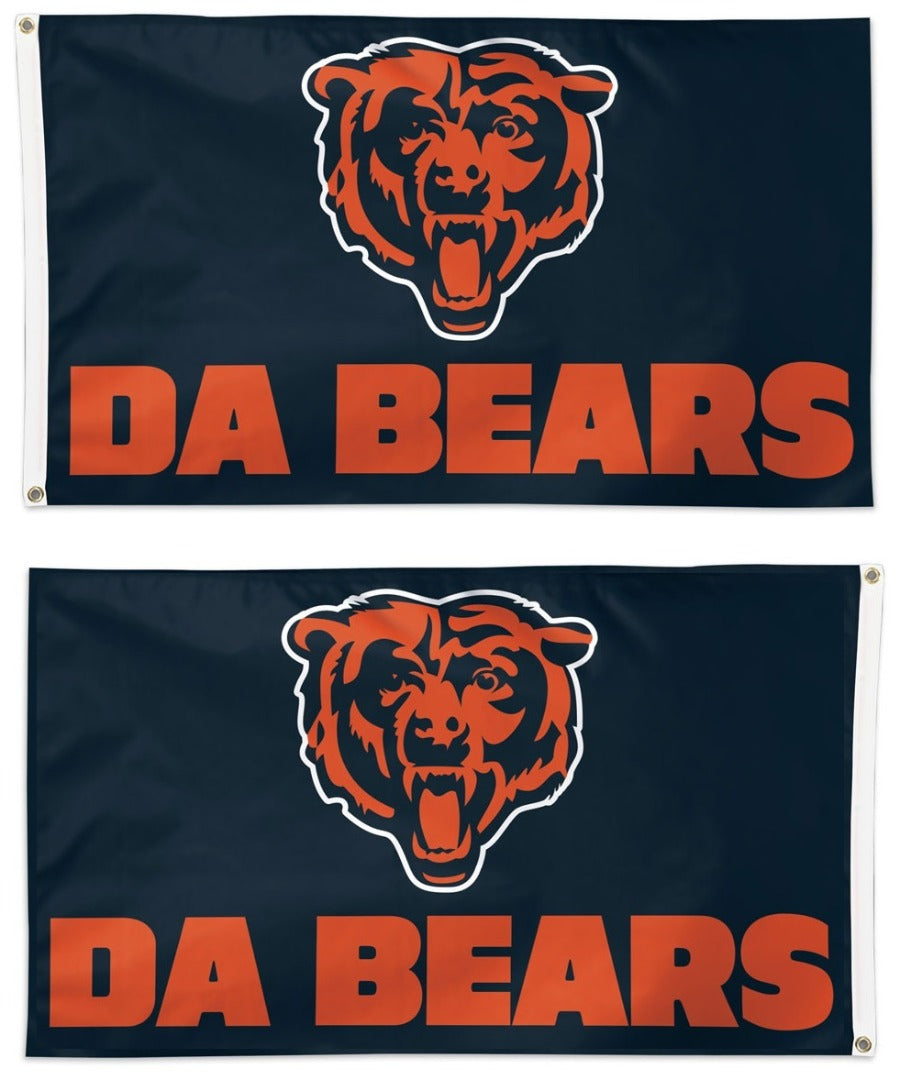 Chicago Bears Flag 3x5 DA BEARS 2 Sided heartlandflags