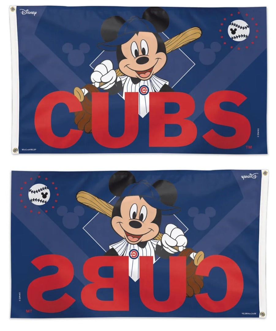 Chicago Cubs Flag 3x5 Disney Mickey Mouse heartlandflags