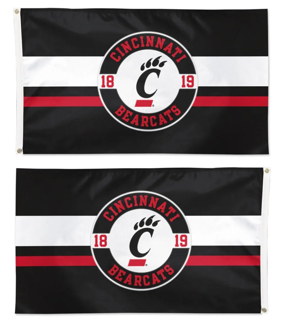 Cincinnati Bearcats Applique Flag 2 Sided heartlandflags