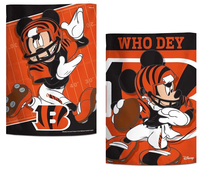 Bandiera Da Casa Cincinnati Bengals Double Face 71x101 Cm - NFL Ufficiale Wincraft