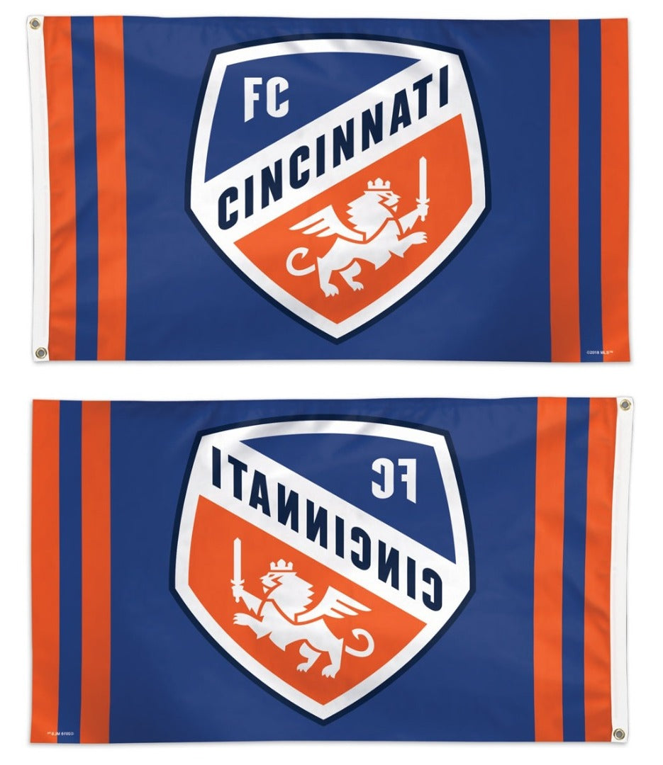 Cincinnati FC Crest Flag 3x5 Soccer heartlandflags