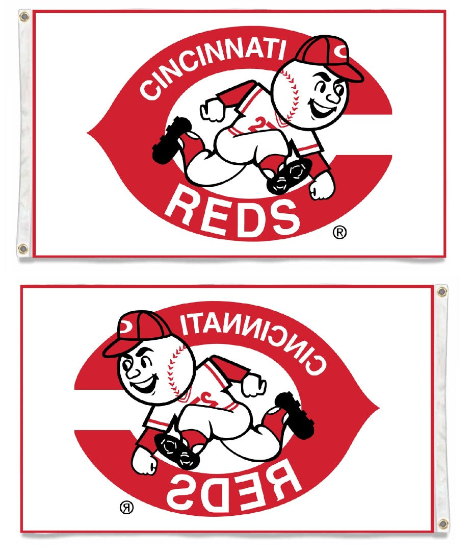 Cincinnati Reds Flag 3x5 Vintage Logo heartlandflags