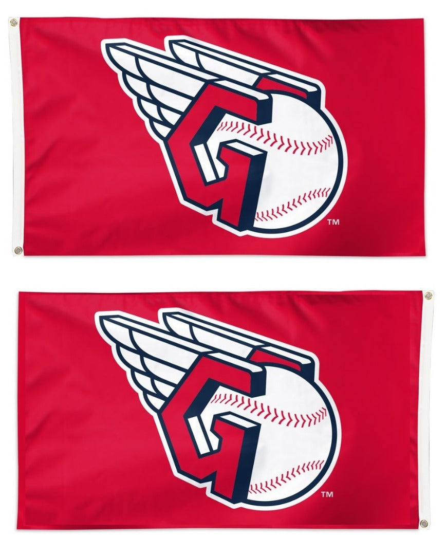 Cleveland Guardians Flag 3x5 Logo 2 Sided heartlandflags