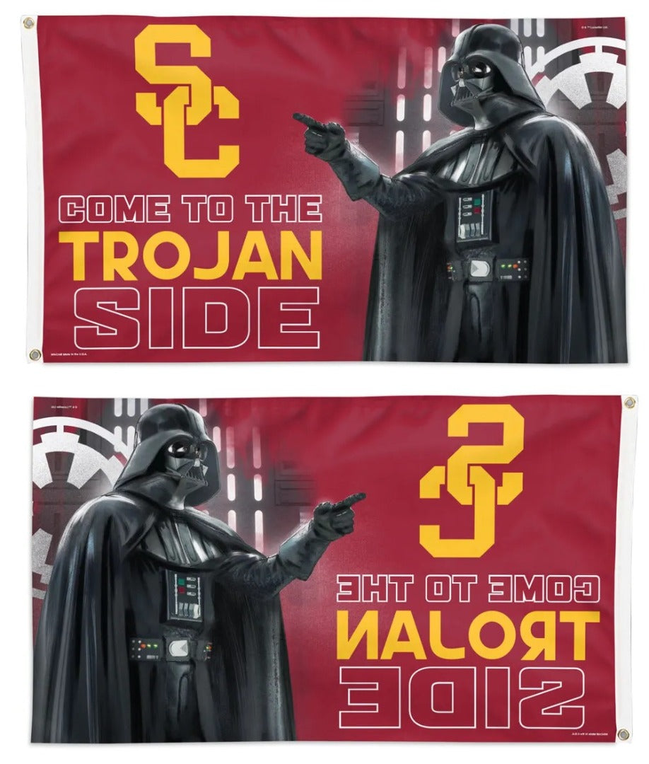 Come To The Trojan Side 3x5 Darth Vader Flag heartlandflags