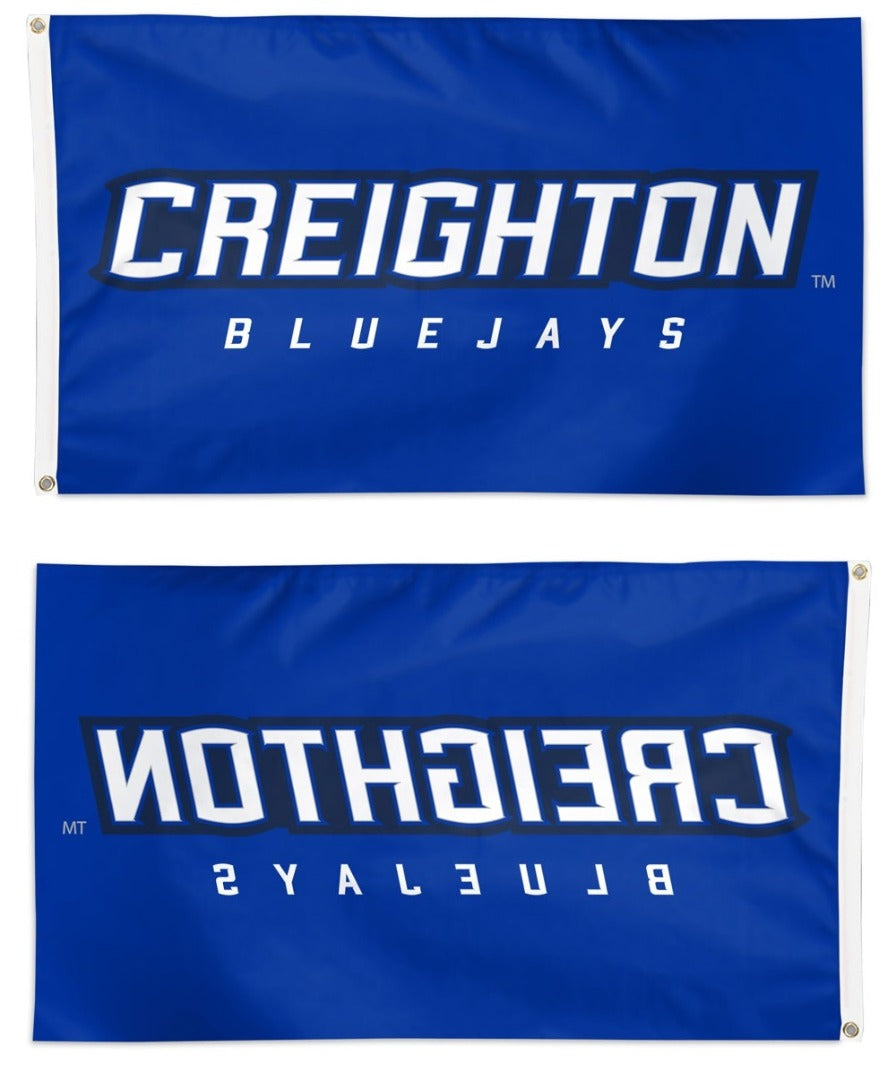 Creighton Bluejays Flag 3x5 Wordmark heartlandflags