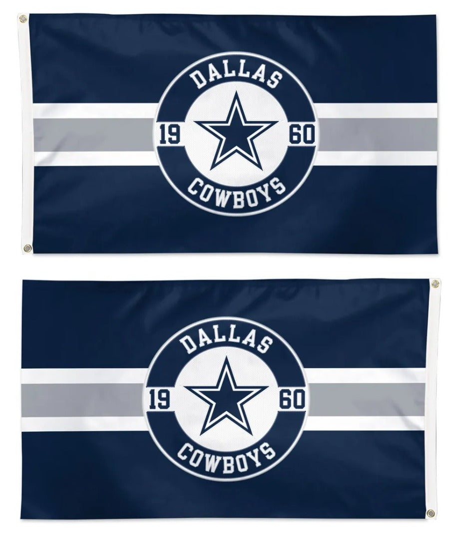 Dallas Cowboys Applique Flag 2 Sided heartlandflags