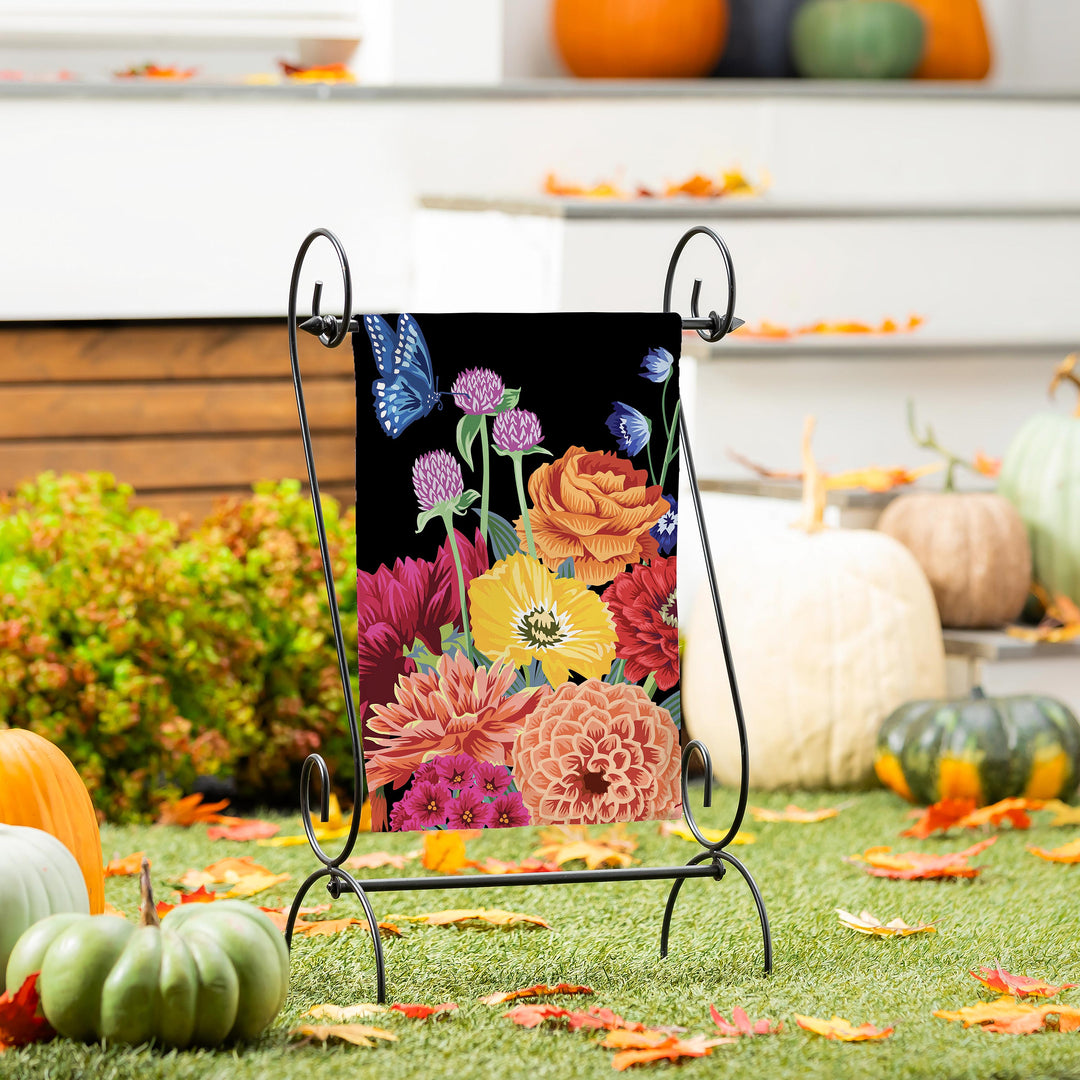 Dark French Tapestry 2 Sided Garden Flag heartlandflags