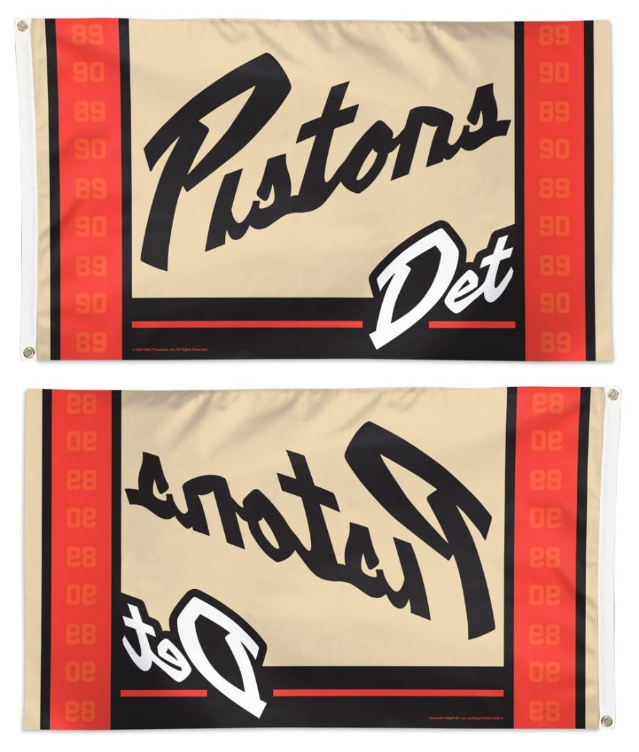 Detroit Pistons City Edition Flag 3x5 heartlandflags