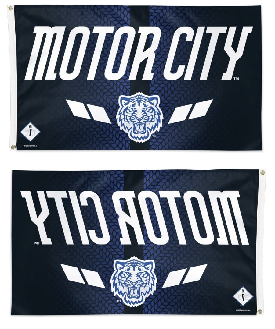 Detroit Tigers Flag 3x5 City Connect Logo heartlandflags