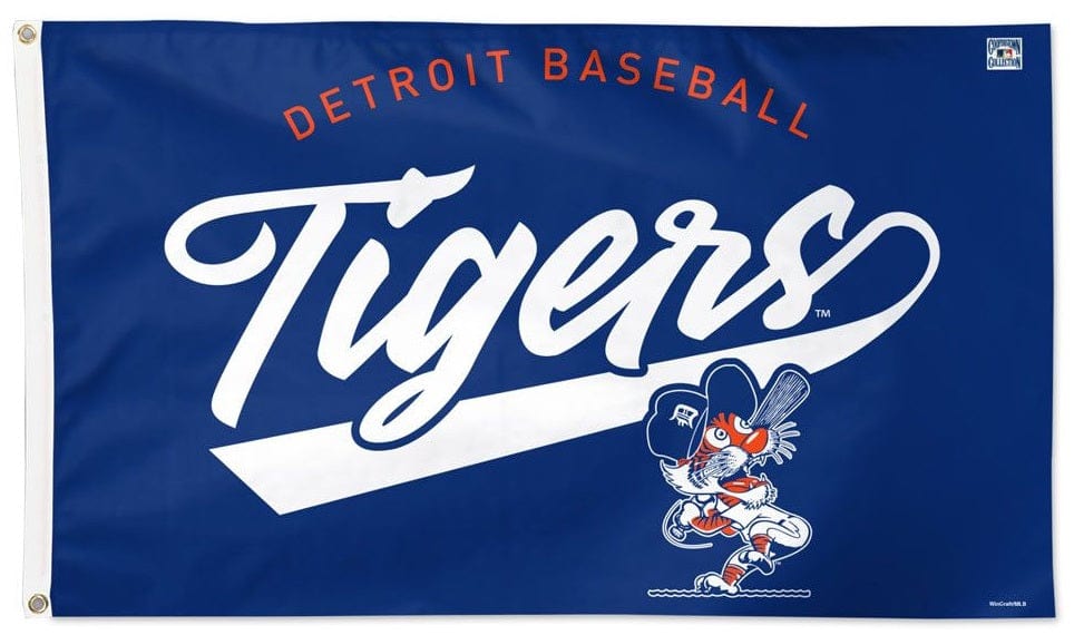 Detroit Tigers Flag 3x5 MLB Cooperstown Collection