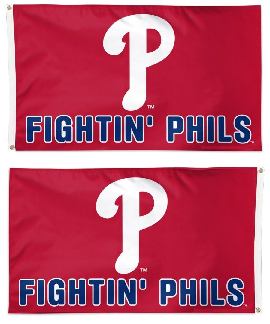 Fightin Phils Flag 3x5 2 Sided heartlandflags