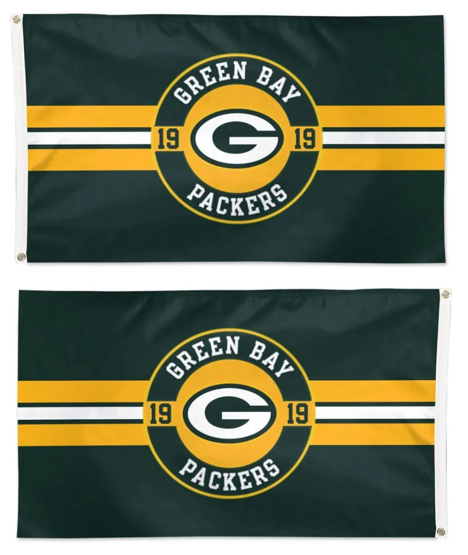 Green Bay Packers Applique Flag 2 Sided heartlandflags