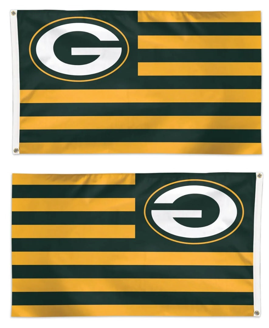 Green Bay Packers Flag 3x5 Americana Stripes heartlandflags