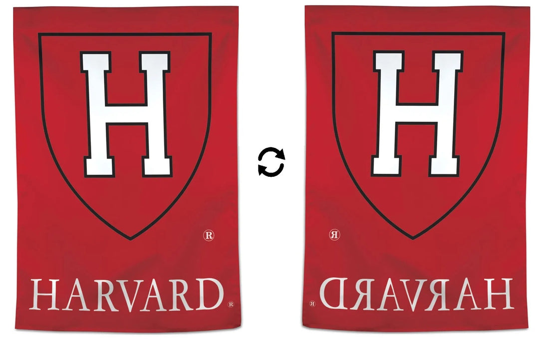 Harvard Flag Shield Vertical House Banner heartlandflags