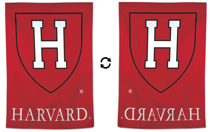 Harvard Flag Shield Vertical House Banner heartlandflags