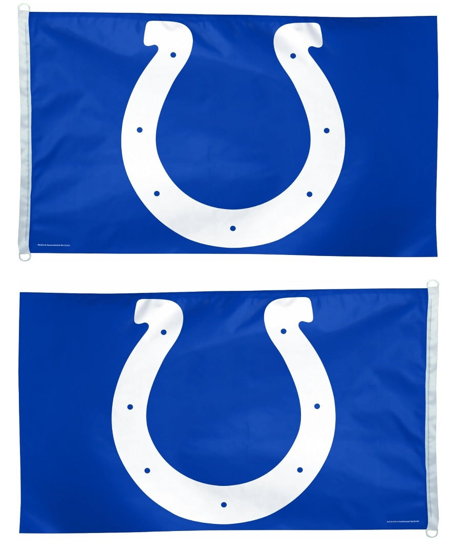 Indianapolis Colts 3x5 NFL Flag D-Rings heartlandflags