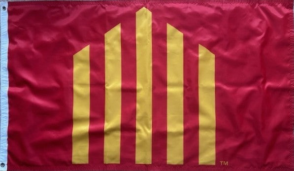 Iowa State Cyclones Flag 2 Sided Jack Trice Logo heartlandflags