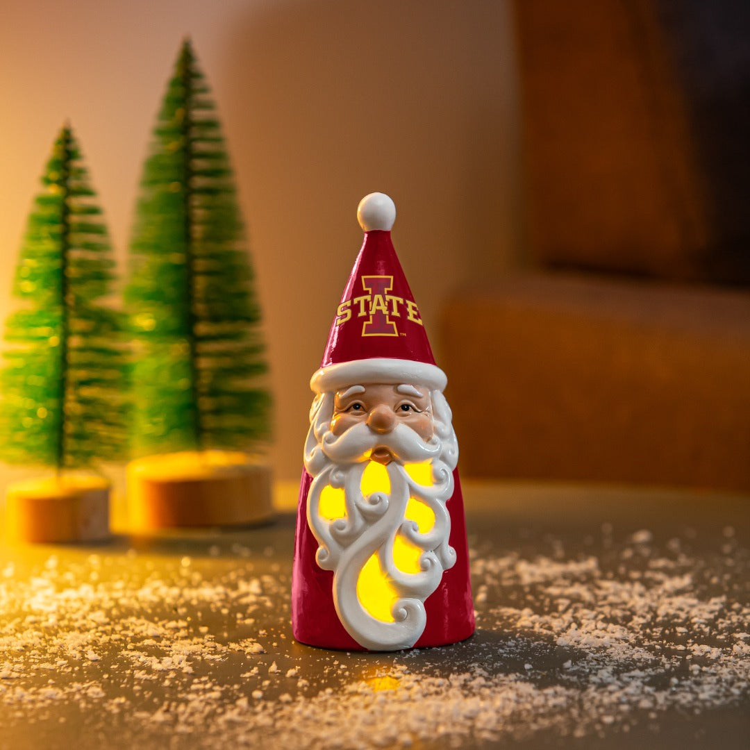 Iowa State Santa LED Statuary 8 Inches Tall heartlandflags
