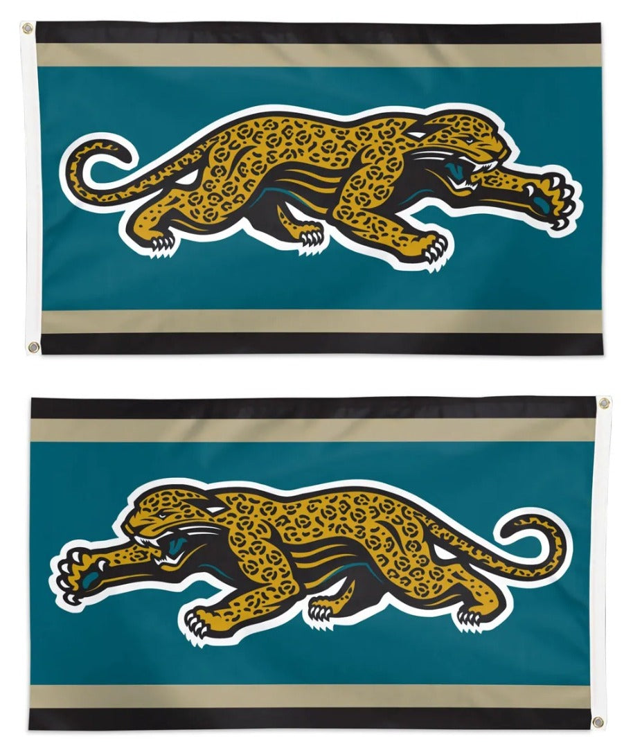 Jacksonville Jaguars Classic Logo 3x5 Flag heartlandflags