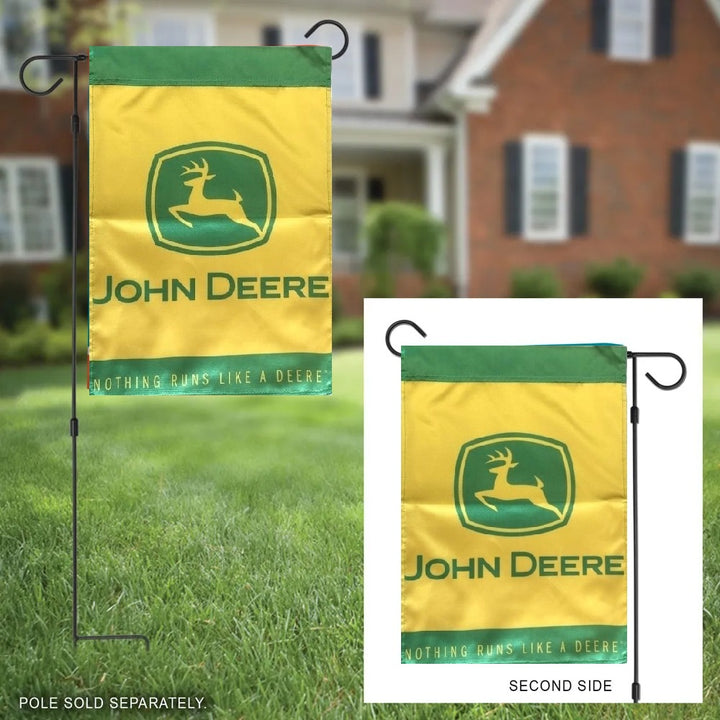 John Deere Garden Flag 2 Sided heartlandflags