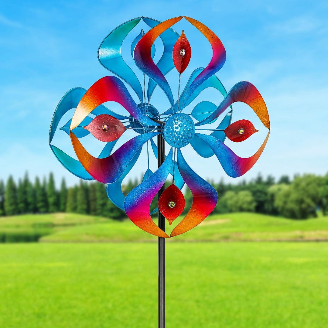 Kaleidoscope Wind Spinner 75 Inches Tall