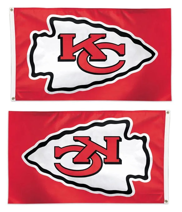 Kansas City Chiefs Flag 3x5 Red heartlandflags