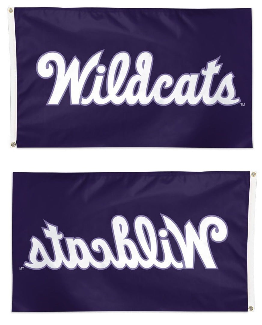 Kansas State Wildcats Flag 3x5 Purple heartlandflags