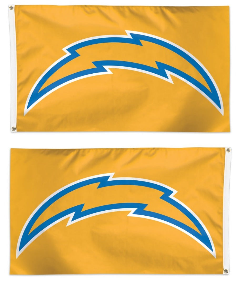 Los Angeles Chargers Flag 3x5 Logo on Yellow heartlandflags