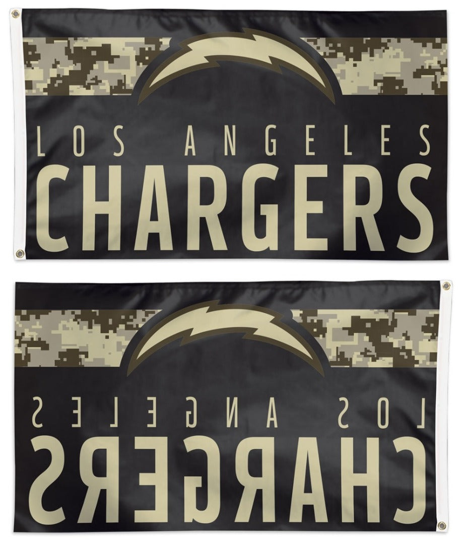 Los Angeles Chargers Flag 3x5 Military Digi Camo heartlandflags