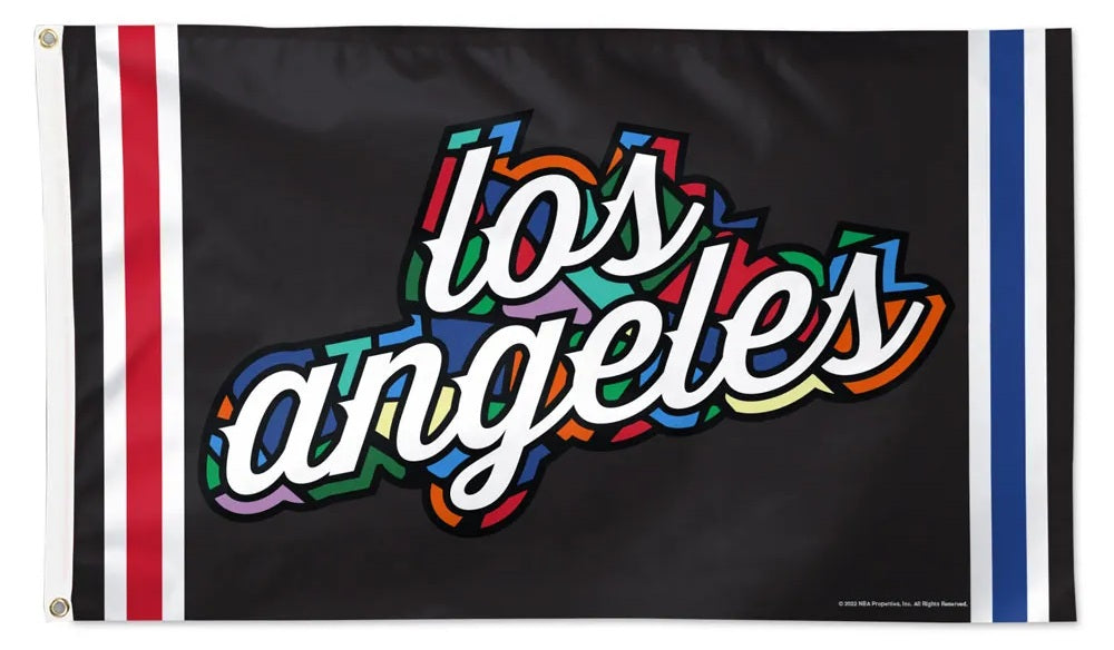 Los Angeles Clippers City Edition 3x5 Flag heartlandflags